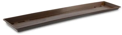 Produktbild von Blumenkastenuntersetzer 80 cm braun. 800x 155x 30 mm