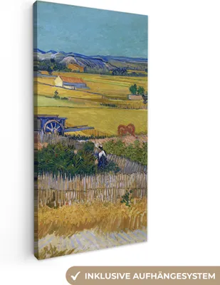 Obrázek produktu pro OneMillionCanvasses® - Plátno - Sklizeň - Vincent van Gogh, nástěnná malba, nástěnné dekorace obrazy obývací pokoj, 20x40cm