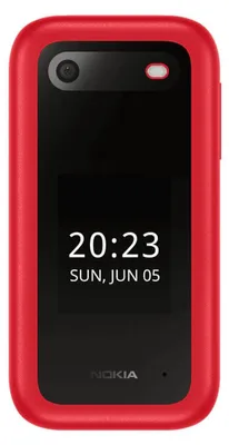 Productafbeelding van Nokia 2660, flipphone, dual-SIM, 7,11 cm (2,8 inch), 0,3 MP, 1450 mAh, rood