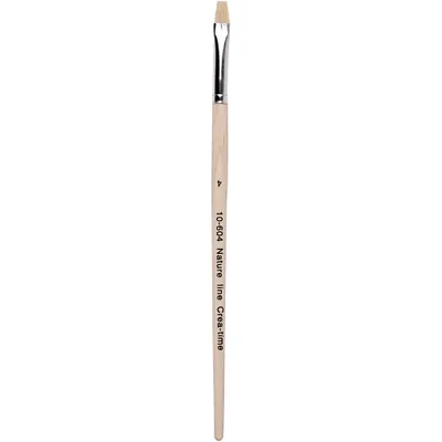 Produktbild von Creativ Company Holzpinsel Set - flache Borsten, 12 Stück