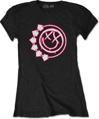 Produktbild von Blink-182 Six Arrow Smile Black M Damen T-Shirt