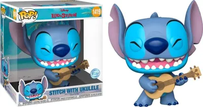 Produktbild von Funko Pop! Jumbo-Vinylfigur: Disney - Stitch