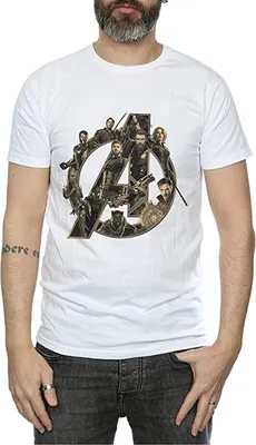 Produktbild von Avengers Infinity War - T-Shirt für Herren BI562 (S) (Weiß)