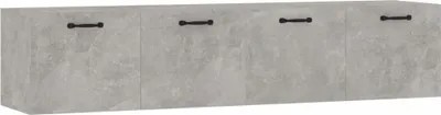 Obrázek produktu pro vidaXL Nástěnné skříňky 2 ks. Betonově šedá 60x36,5x35 cm odvozený dřevěný výrobek