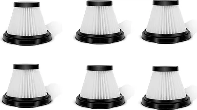 Image de INF Filtres de Remplacement pour Aspirateur Delmar DX115S/DX115C, Lot de 6