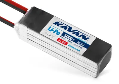 Imagen del producto de Baterías Kavan de 5000 mAh, 22.2V, 60/120C para modelismo