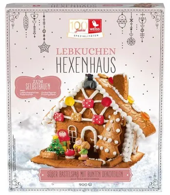 Produktbild von Weiss Lebkuchen Hexenhaus 900g
