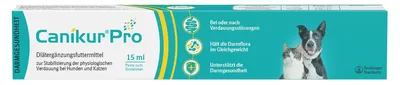 Productafbeelding van Canikur Dieetvoeder voor honden en katten, ter ondersteuning van de natuurlijke darmflora, 15 ml crème
