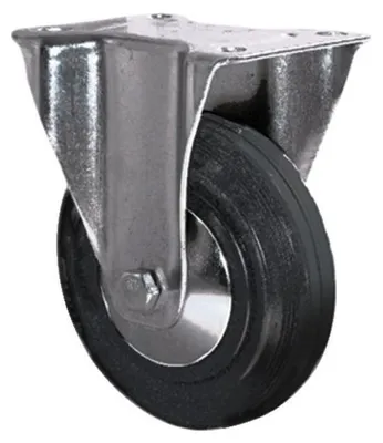 Image de Roue pivotante, type "manutplatte", mécanique, diamètre 125 mm, hauteur 164 mm, charge maximale 150 kg