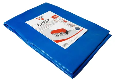 Produktbild von Industrie Schutzplane 180 Gramm, 3 x 4 m mit Ösen, blau