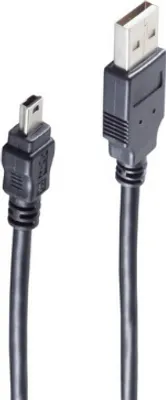 Produktbild von shiverpeaks BASIC-S USB 2.0 Mini Kabel USB-A - 5 Pol USB-B
