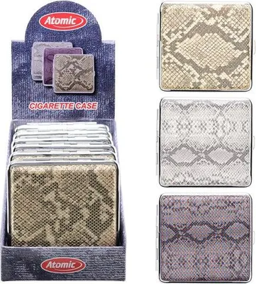 Produktbild von Zigarettenetui Schlangenhaut Design Etui Schlangenoptik Cigarette case snake design