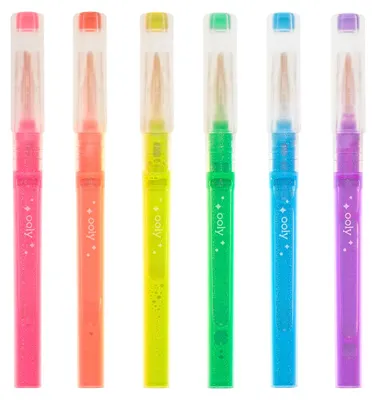 Produktbild von Ooly Glitzer Textmarker - Set mit 6 Neonfarben