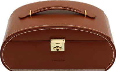 Produktbild von Friedrich-Lederwaren Schmuckkasten flach Cordoba Leder braun