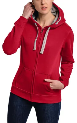 Immagine prodotto di Omgoods - Giacca con cappuccio da donna - Felpa aderente e confortevole, ideale per l'autunno/inverno