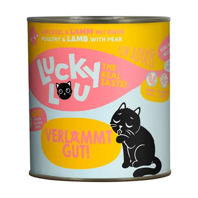 Produktbild von Lucky Lou Lifestage Adult Geflügel & Lamm 6x 800 g