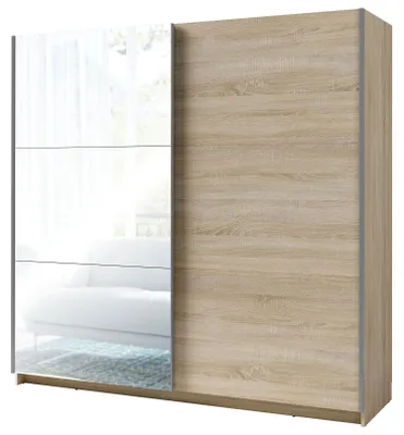 Immagine prodotto di Armadio ad ante scorrevoli Arsala 11 Armadio 200x62x207cm design selezionabile, rovere Sonoma