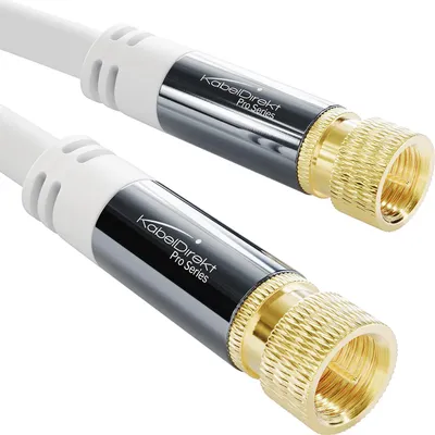Produktbild von KabelDirekt – 4K SAT Kabel, Koaxialkabel, TV Kabel, F-Stecker – 10m – In Deutschland entwickelt (Satellitenkabel für Fernsehen, Radio, Internet, Fernsehkabel für DVB-T2/DVB-C/DVB-S2, weiß)