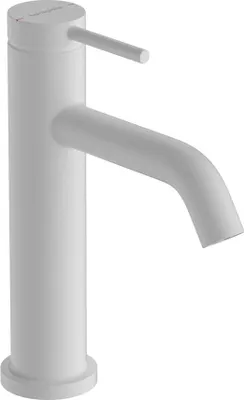 Produktbild von Einhebel-Waschtischmischer Tecturis S ComfortZone 110, mit Zugstange mattweiß mattweiß