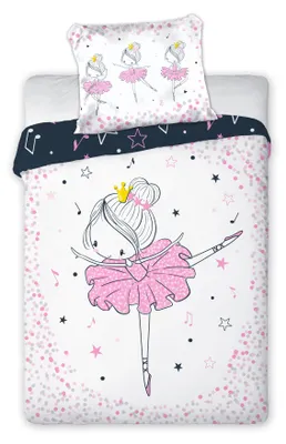 Immagine prodotto di Biancheria da letto per neonati, biancheria in cotone per letto 100x135 024 Ballerina