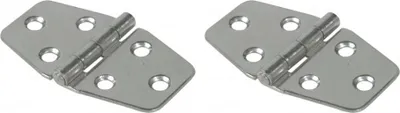 Obrázok produktu pre Hinge 40x70mm stainless steel - 1pair - 2pcs