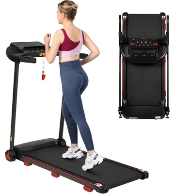 Produktbild von Zimilo Laufband für Zuhause, Laufband Klappbar mit Steigung 8%, 3,0 HP Treadmill für Zuhause mit LED Anzeige & Bluetooth, Max Belastung 120KG