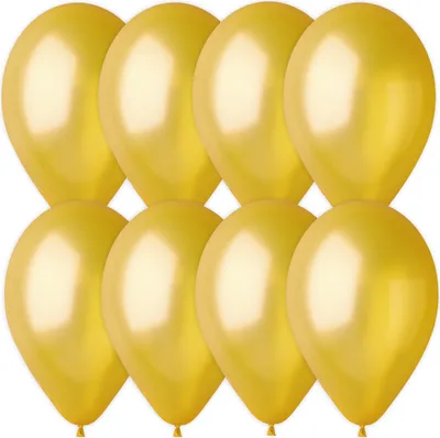 Produktbild von 8 Ballons gold