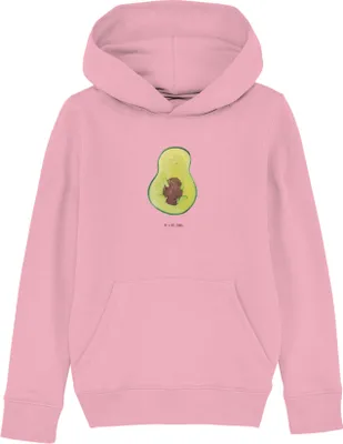 Produktbild von Mr. & Mrs. Panda Kinderpullover Avocado Kern 9-11 Jahre (134/146) - Baumwolle Pink - Geschenk, Pullover, Kinderbekleidung, Lächeln, glücklich, Sweatshirt, Spruch Leben