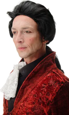 Produktbild von WIG ME UP Barock Edelmann Zopf schwarz 4287-P103