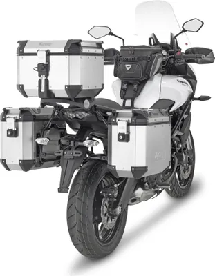 Productafbeelding van MONOKEY-systeem voor Kawasaki Versys 650 (15-19), zijdrager voor bagagetas. Geschikt voor zowel MONOKEY-systemen als de aftermarket K-VENTURE aluminium en K'MISS bagagetassen