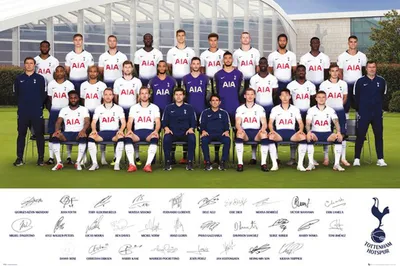 Produktbild von Fußball - Poster - Tottenham Hotspur - Team Poster 18/19