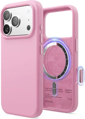Image de Elago MagSafe Étui en silicone pour iPhone 17 Pro, rose