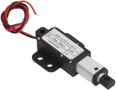 Obrázek produktu pro Miniaturní lineární aktuátor - 12V, hliníkový - pro zemědělské stroje - zdvih 15 mm