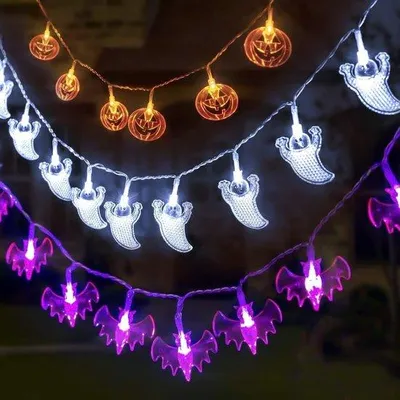 Immagine prodotto di Decorazioni di Halloween: lucine, zucche, uccellini, ornamenti