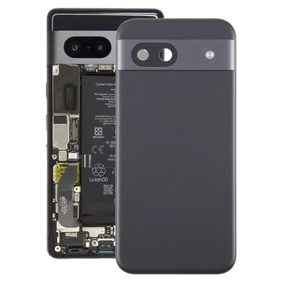 Image de Couvercle arrière avec objectif pour Google Pixel 8a (pièce de rechange), noir