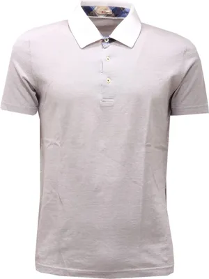 Imagen del producto de 0064AD: Camiseta polo para hombre, modelo ALTEA, de algodón, color gris claro