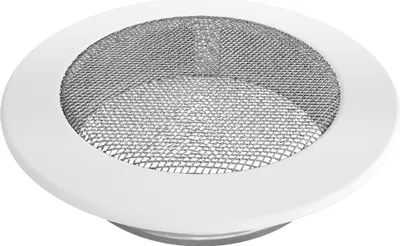 Produktbild von Lüftungsgitter rund Ø 150 weiß