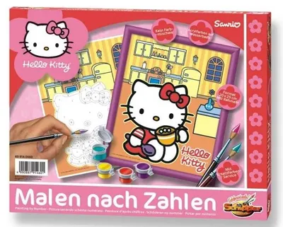 Produktbild von Schipper Malen nach Zahlen Hello Kitty in der Küch
