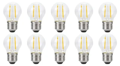 Produktbild von Spl E27 LED-Lampe P45 2W 150lm 2500K extra warmweiß 10 Stück dimmbar