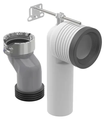 Produktbild von Geberit Anschlussset für iCon Stand-WC TurboFlush, Abgang vertikal