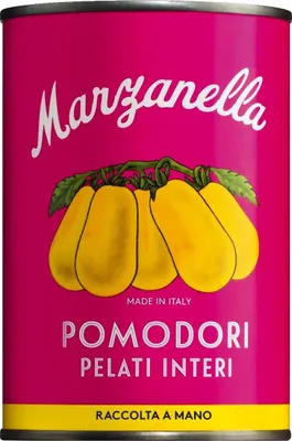 Produktbild von Pomodoro giallo Marzanella, gelbe Tomaten ganz & geschält, 400 / 240 g, Il pomodoro più buono, Italien