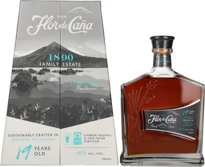 Produktbild von Flor de Caña Centenario 19 Years Old Rum 45% Vol. 0,7l in Geschenkbox