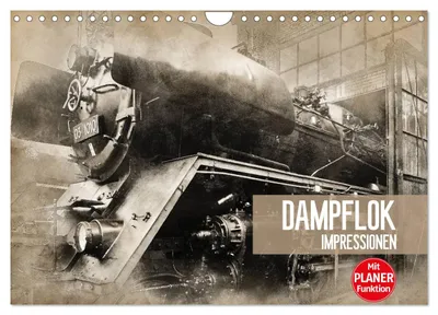 Produktbild von Dampflok Impressionen (Wandkalender 2027 DIN A4 quer), CALVENDO Monatskalender