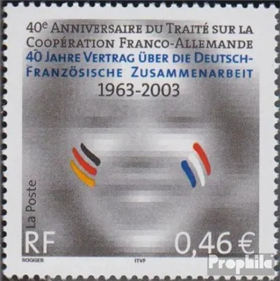 Produktbild von Briefmarken Frankreich 2003 Mi 3681 (kompl.Ausg.) postfrisch Zusammenarbeit
