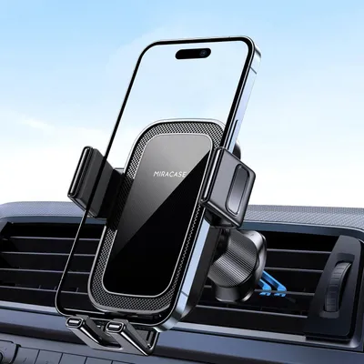 Produktbild von Miracase Auto Handyhalterung Schwarz 360° Drehbar Kompatibel mit iPhone Samsung Huawei
