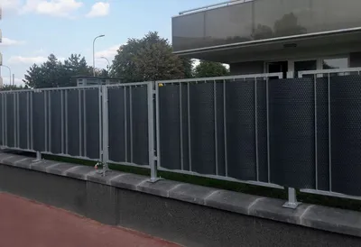Produktbild von Sellon24® Balkonverkleidung Sichtschutz Balkonsichtschutz anthrazit 110 cm hoch grau Polyrattan Balkonbespannung Sichtschutzmatte Windschutz Zaunblende Rattan Meterware RD03