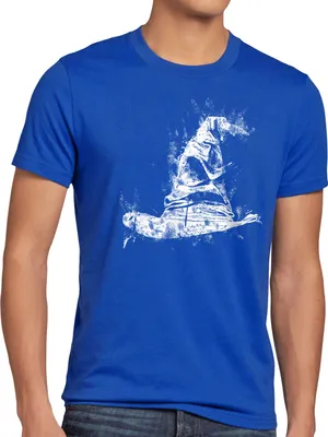 Produktbild von BaumwolleCloud Sprechender Hut Herren T-Shirt potter schule zauberei magic harry