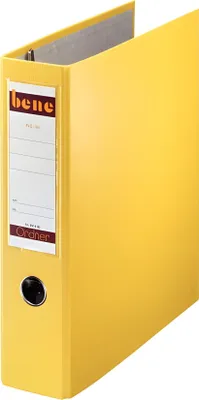 Produktbild von bene Doppelordner gelb Karton 7,5 cm