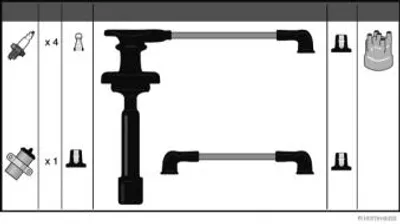 Produktbild von Herth+Buss  Jakoparts Zündleitungssatz  J5381004
