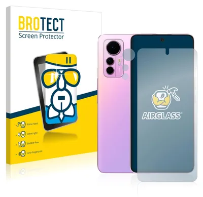Produktbild von BROTECT Schutzglas für Xiaomi 12 Lite (Display+Kamera) Schutzfolie Panzer Folie Glas Display Schutz klar